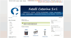 Desktop Screenshot of fatellicaterinasrl.com